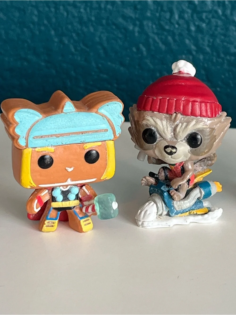 Funko Pop! Gingerbread Iron Man Thor Deadpool Thanos Christmas Baby Groot Rocket